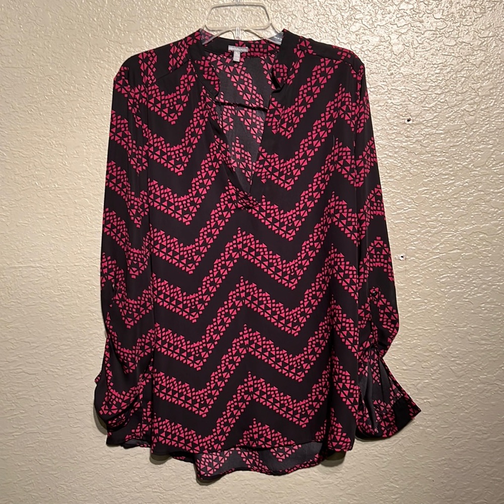 Black and pink quarter sleeve from Charlotte Russe